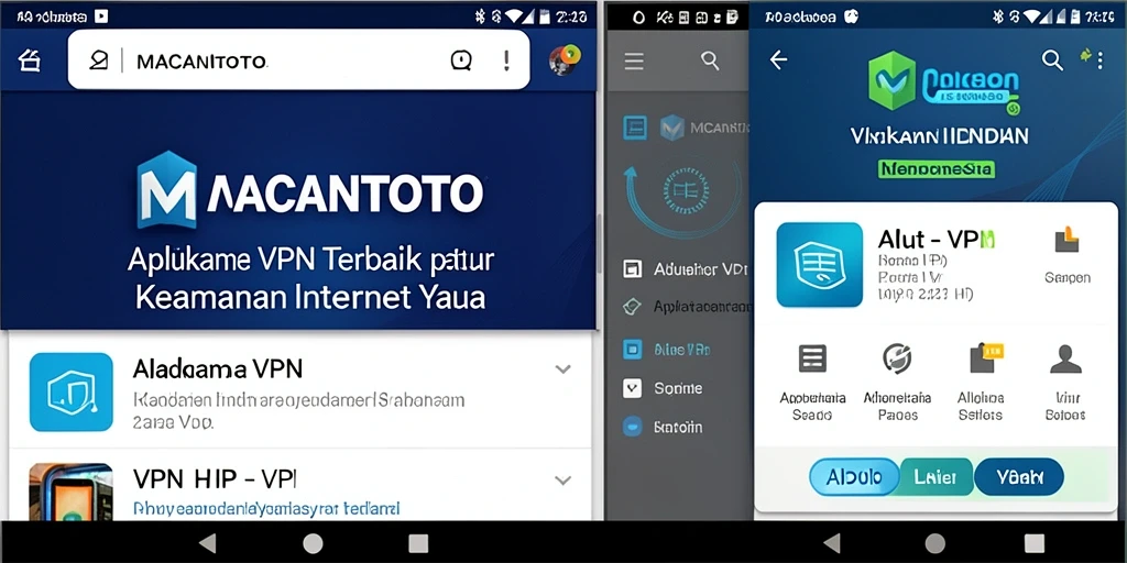 Antarmuka sederhana dan mudah digunakan dari MACANTOTO.