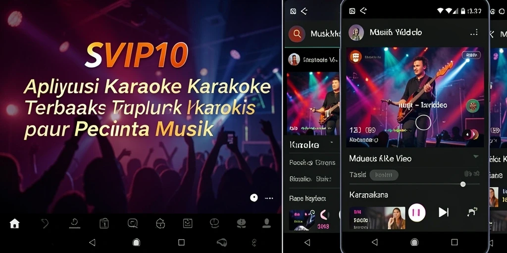 Tampilan antarmuka <strong>SVIP10</strong> yang user-friendly untuk pengalaman Karaoke yang menyenangkan.