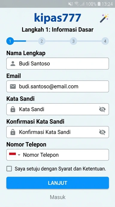 Daftar Akun Kipas777 untuk Pengguna Android